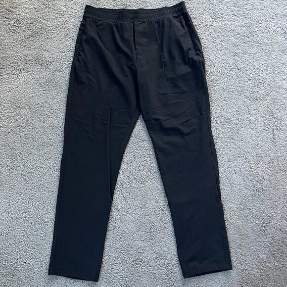 PUBLIC REC DAYMAKER MEN'S PULL ON STRAIGHT LEG PANTS - W 36 X L 32 EUC Black - Picture 1 of 8